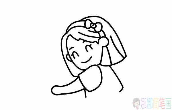 母亲节简笔画主题绘画彩色