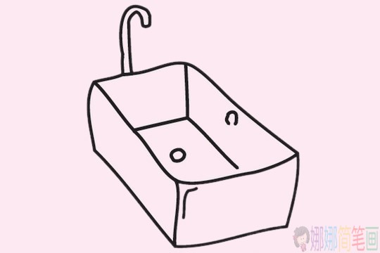 浴缸简笔画画法,浴缸简笔画图片大全