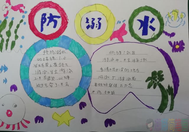 珍爱生命预防溺水手抄报图片大全