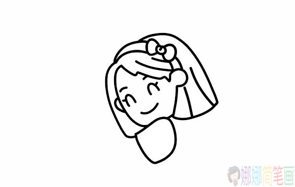 母亲节简笔画主题绘画彩色