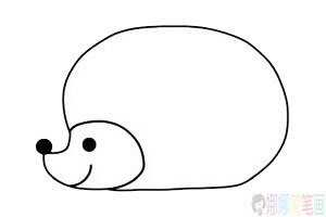 刺猬简笔画步骤,刺猬简笔画图片大全