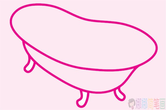 浴缸简笔画画法,浴缸简笔画图片大全