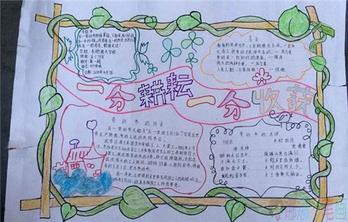 五一劳动节爱劳动手抄报图片简单漂亮