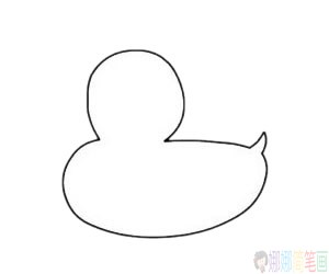 简单的鸭子简笔画画法,简单的鸭子简笔画步骤