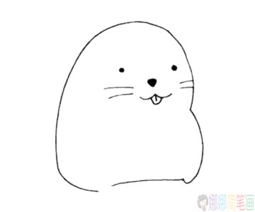 卡通仓鼠简笔画步骤,卡通仓鼠简笔画图片大全