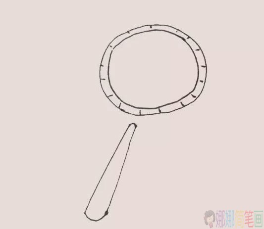 拨浪鼓简笔画彩色画法,拨浪鼓简笔画步骤