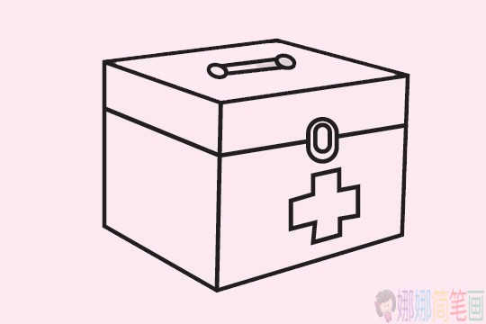 急救箱简笔画步骤,急救箱简笔画图片大全