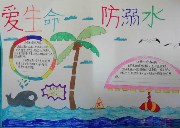 珍爱生命预防溺水手抄报图片大全