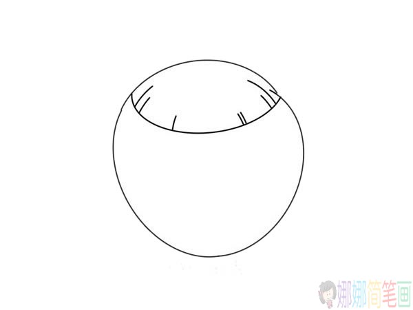 卡通椰子简笔画的画法步骤图片教程