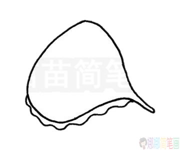 海螺贝壳简笔画步骤,海螺贝壳简笔画图片大全