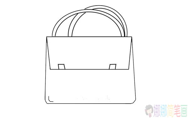 公文包简笔画步骤,公文包简笔画图片大全