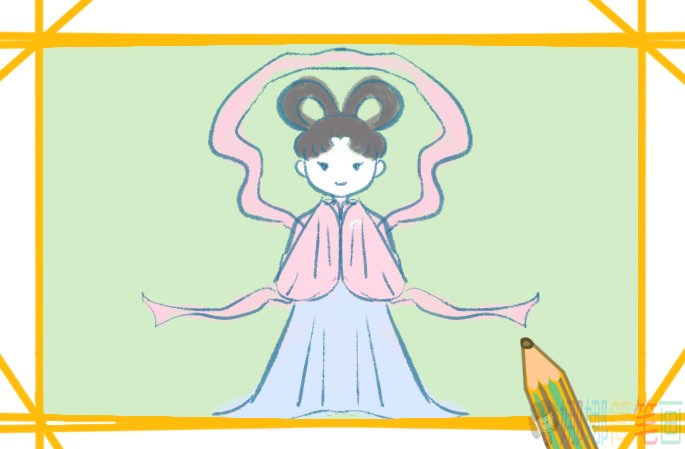 可爱的仙女简笔画图片要怎么画