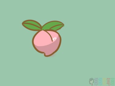 桃子小学生简笔画要怎么画