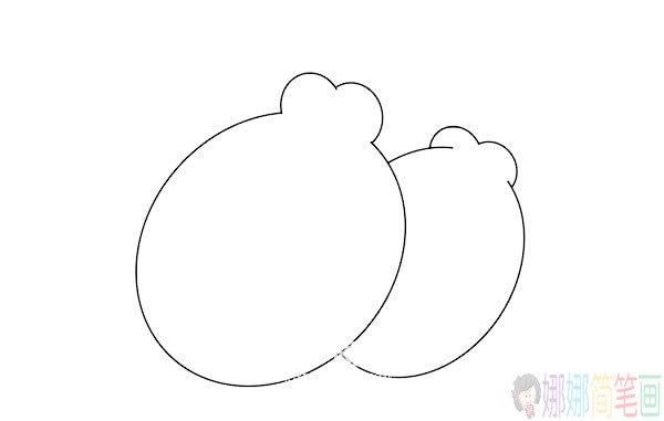 卡通鸡腿简笔画画法,卡通鸡腿简笔画步骤