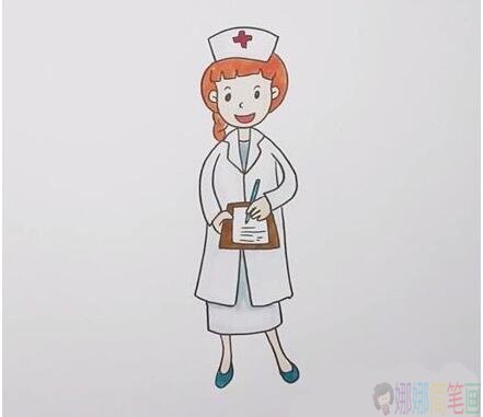 医生简笔画步骤教程