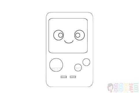 游戏机简笔画步骤,游戏机简笔画图片大全