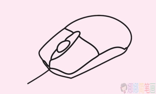 鼠标简笔画步骤,鼠标简笔画图片大全