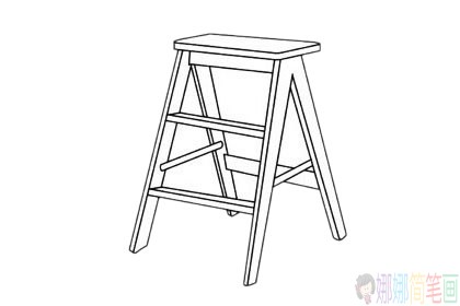 折椅简笔画步骤,折椅简笔画图片大全