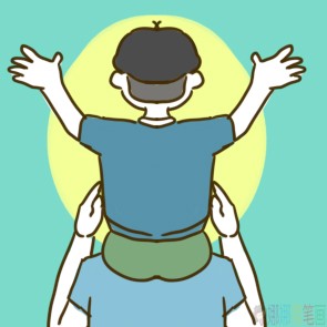 父亲节有爱简笔画图片教程