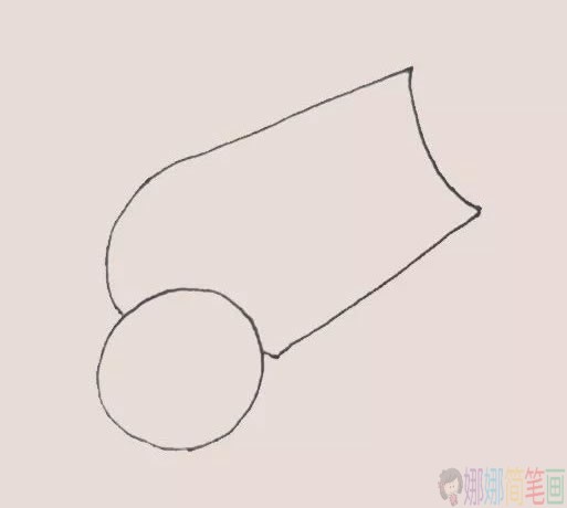 大炮简笔画步骤,大炮简笔画图解教程