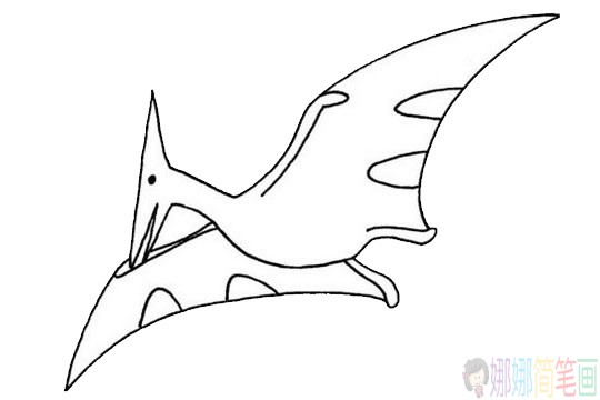 简笔画小恐龙可爱,恐龙简笔画图片大全