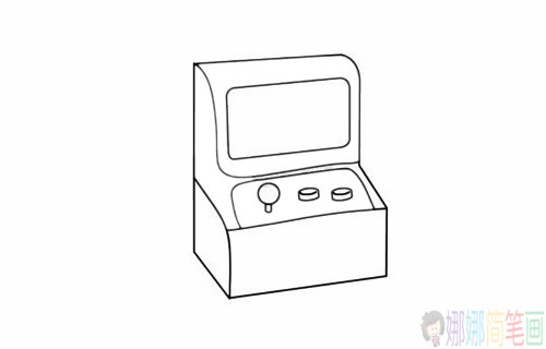 游戏机简笔画步骤,游戏机简笔画图片大全