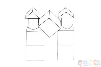 积木简笔画步骤,积木简笔画图片大全