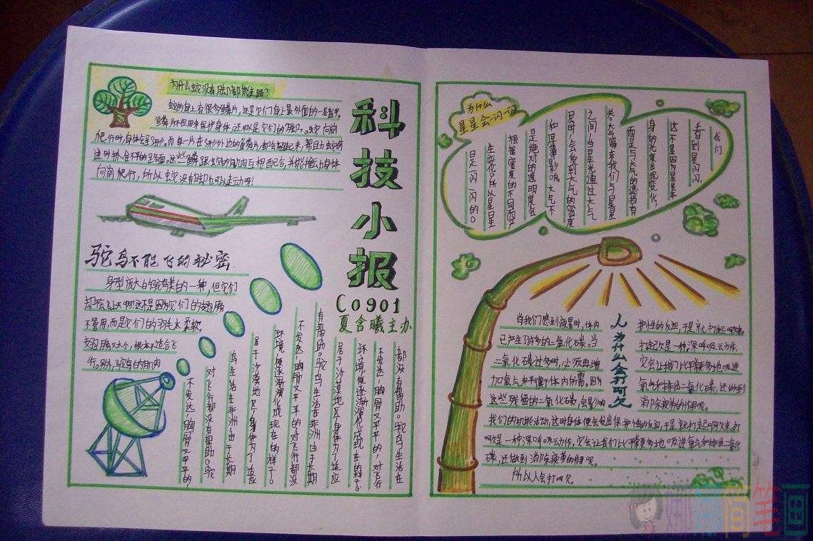 科学手抄报图片大全