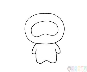 浣熊简笔画的画法步骤图片大全