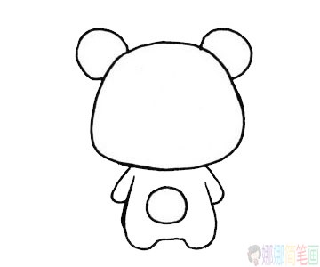 卡通考拉简笔画步骤,考拉简笔画图片大全