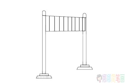 跨栏简笔画步骤,跨栏简笔画图片大全