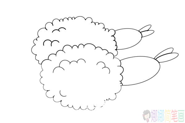 炸虾球简笔画步骤,炸虾球简笔画图片