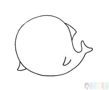 卡通海豚简笔画步骤,卡通海豚简笔画图片大全