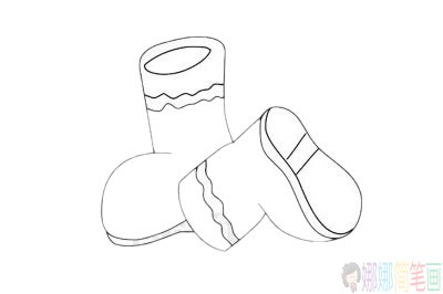 鞋子简笔画步骤,鞋子简笔画图片大全