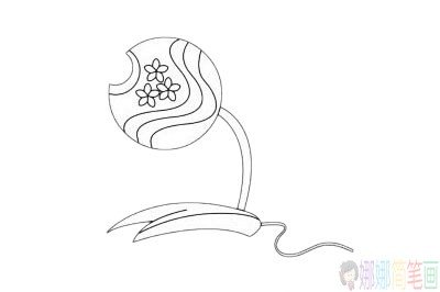 灯具简笔画步骤,台灯简笔画图片大全