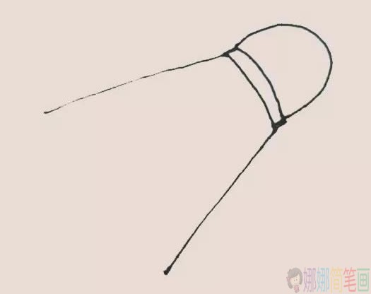 羽毛球简笔画步骤,羽毛球简笔画图片大全