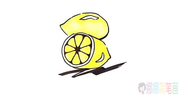 柠檬的画法 一步步教你画柠檬简笔画教程步骤图片大全