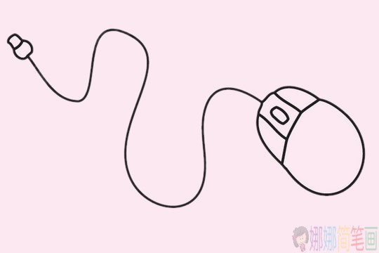 鼠标简笔画步骤,鼠标简笔画图片大全