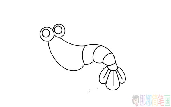 龙虾简笔画图片