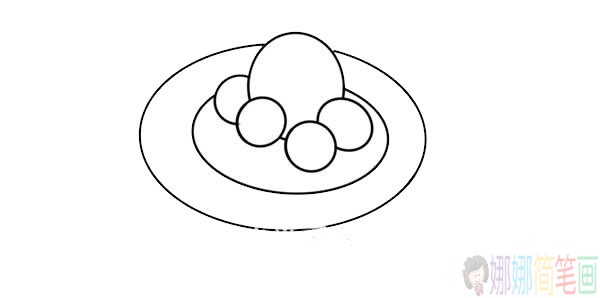彩色煎饼简笔画图片
