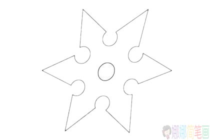 飞镖简笔画步骤,飞镖简笔画图片大全
