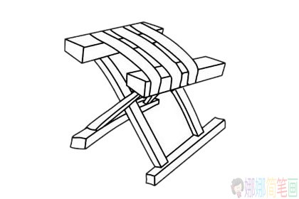 折椅简笔画步骤,折椅简笔画图片大全