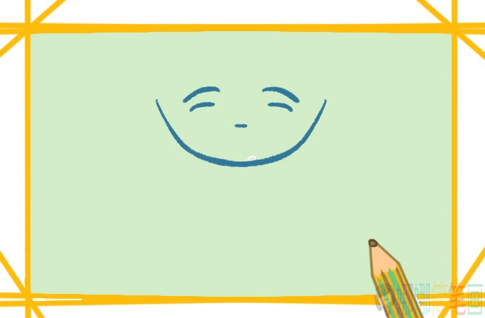 微笑的女生简笔画要怎么画