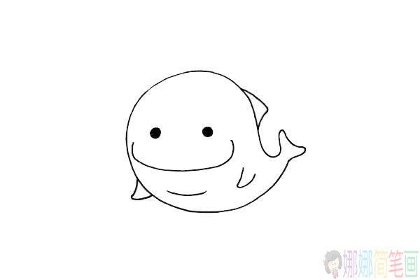 卡通海豚简笔画步骤,卡通海豚简笔画图片大全
