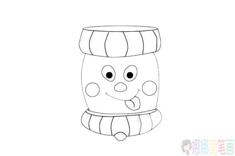 玩具鼓简笔画步骤,玩具鼓简笔画图片大全