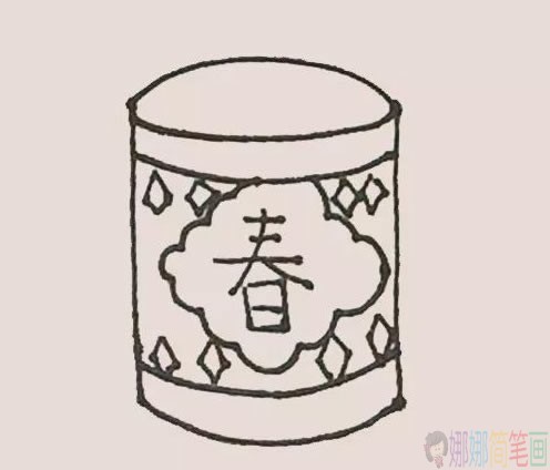 带颜色的炮仗简笔画图片,炮仗简笔画步骤