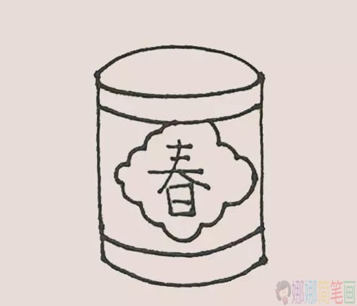 带颜色的炮仗简笔画图片,炮仗简笔画步骤