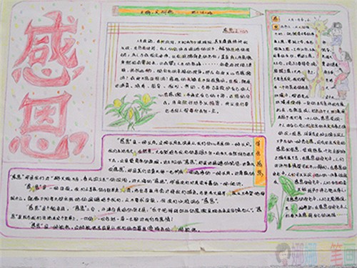 以父亲节为主题的手抄报作品图片