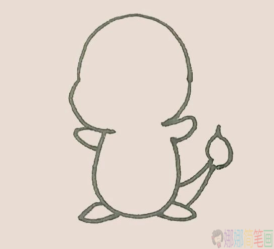 小火龙简笔画步骤,小火龙简笔画大全