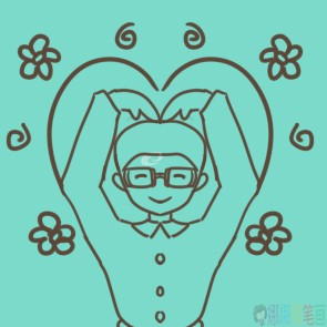 可爱的父亲简笔画要怎么画